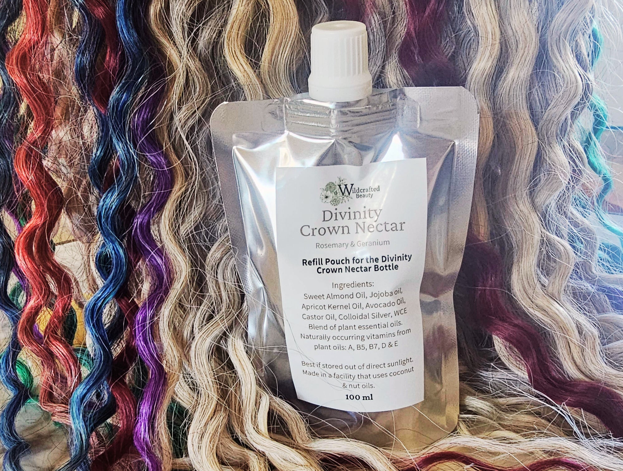 Refill Pouch Divinity Crown Nectar - Moisturize, Tame Frizz, Strengthen