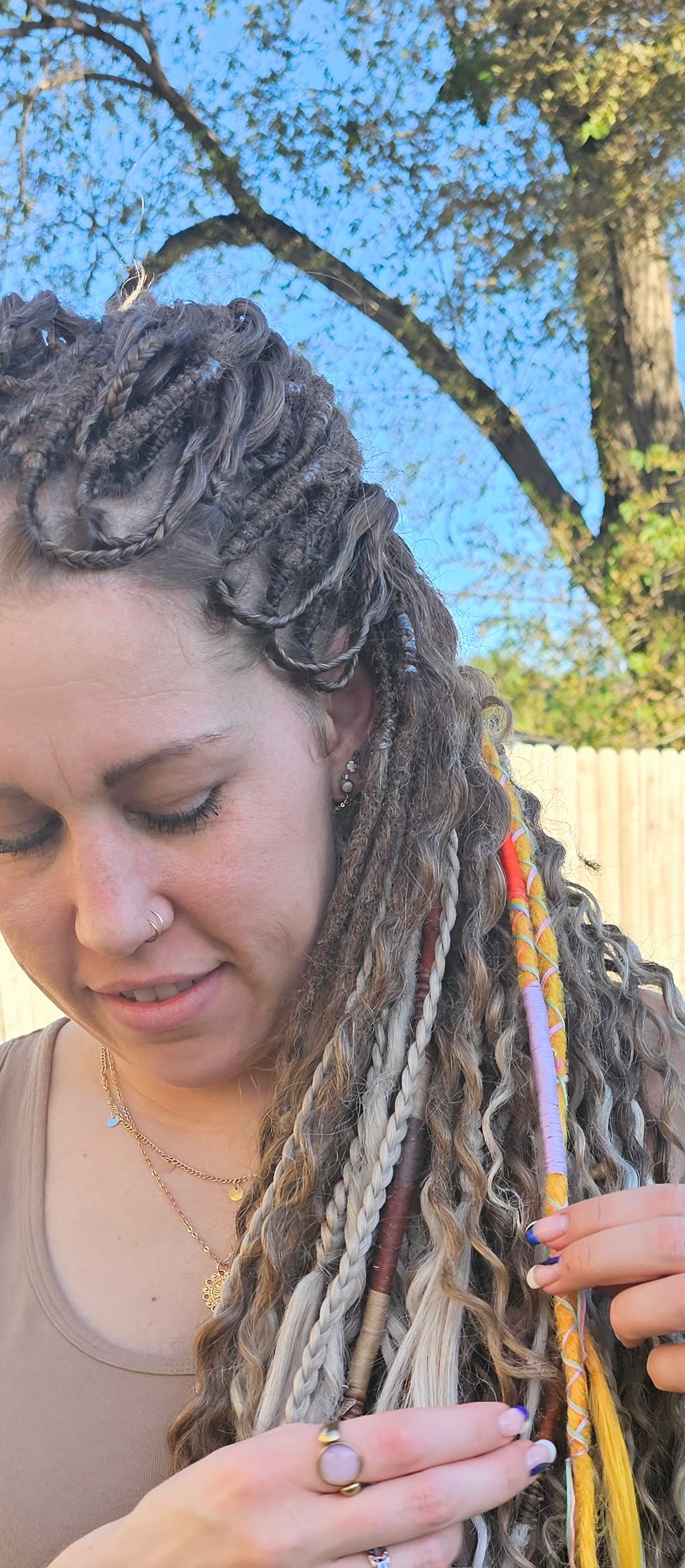 Lemon - SHORT Dreadlock Wrap