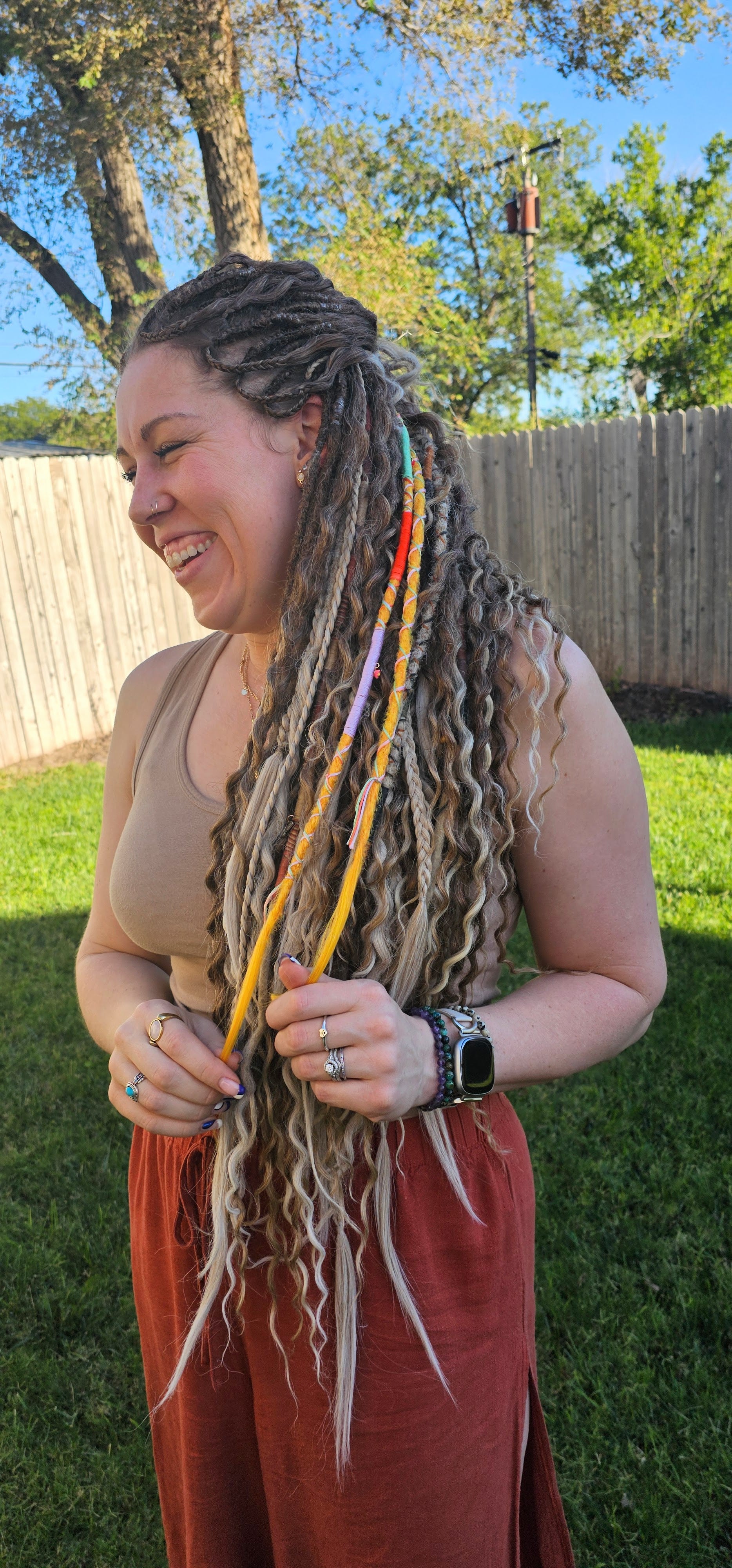 Lemon - LONG Dreadlock Wrap