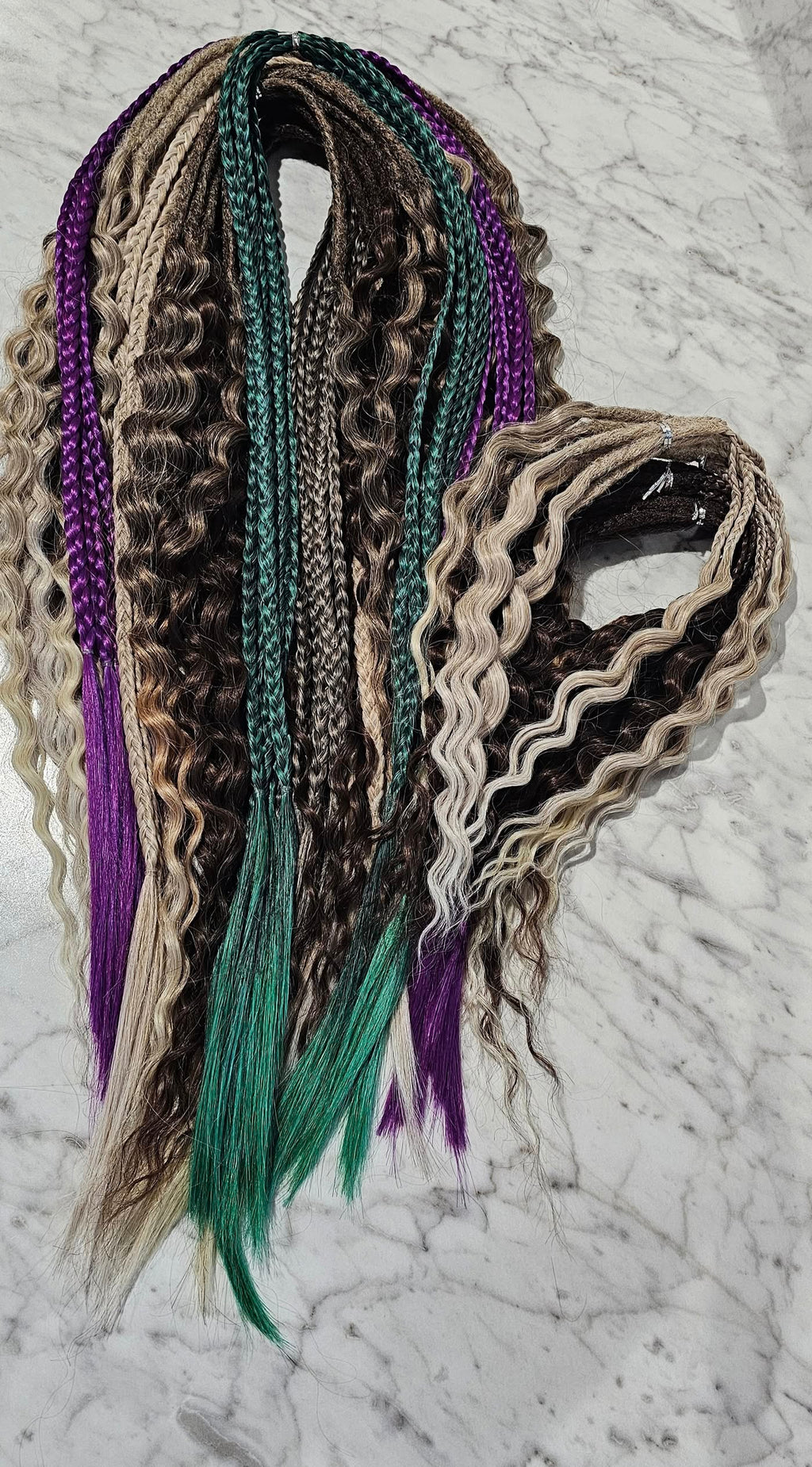 Synthetic Wavy Braid-In Dread Lock Hair Extensions | Wildcrafted Beauty