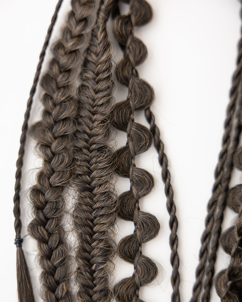 Details of the 5 unique texture strands in the Espresso Luma Bundles