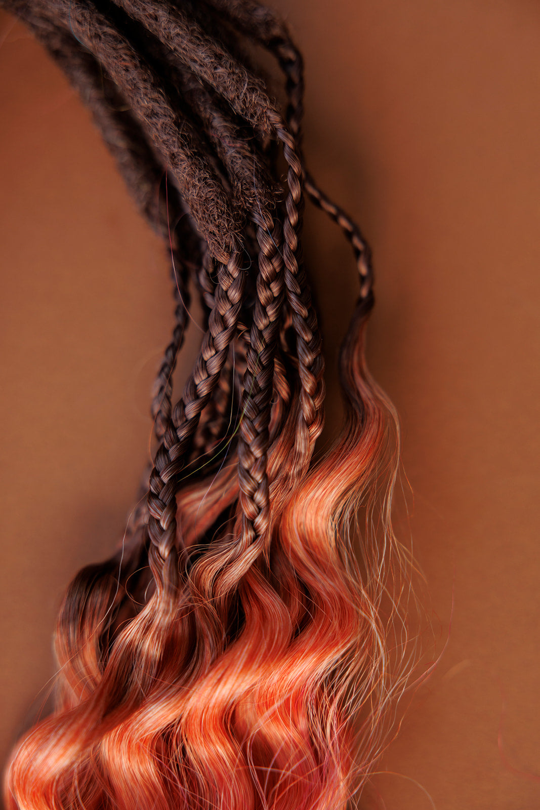 Toffee Prism - LONG Venus Dreadlock Bundle of 5