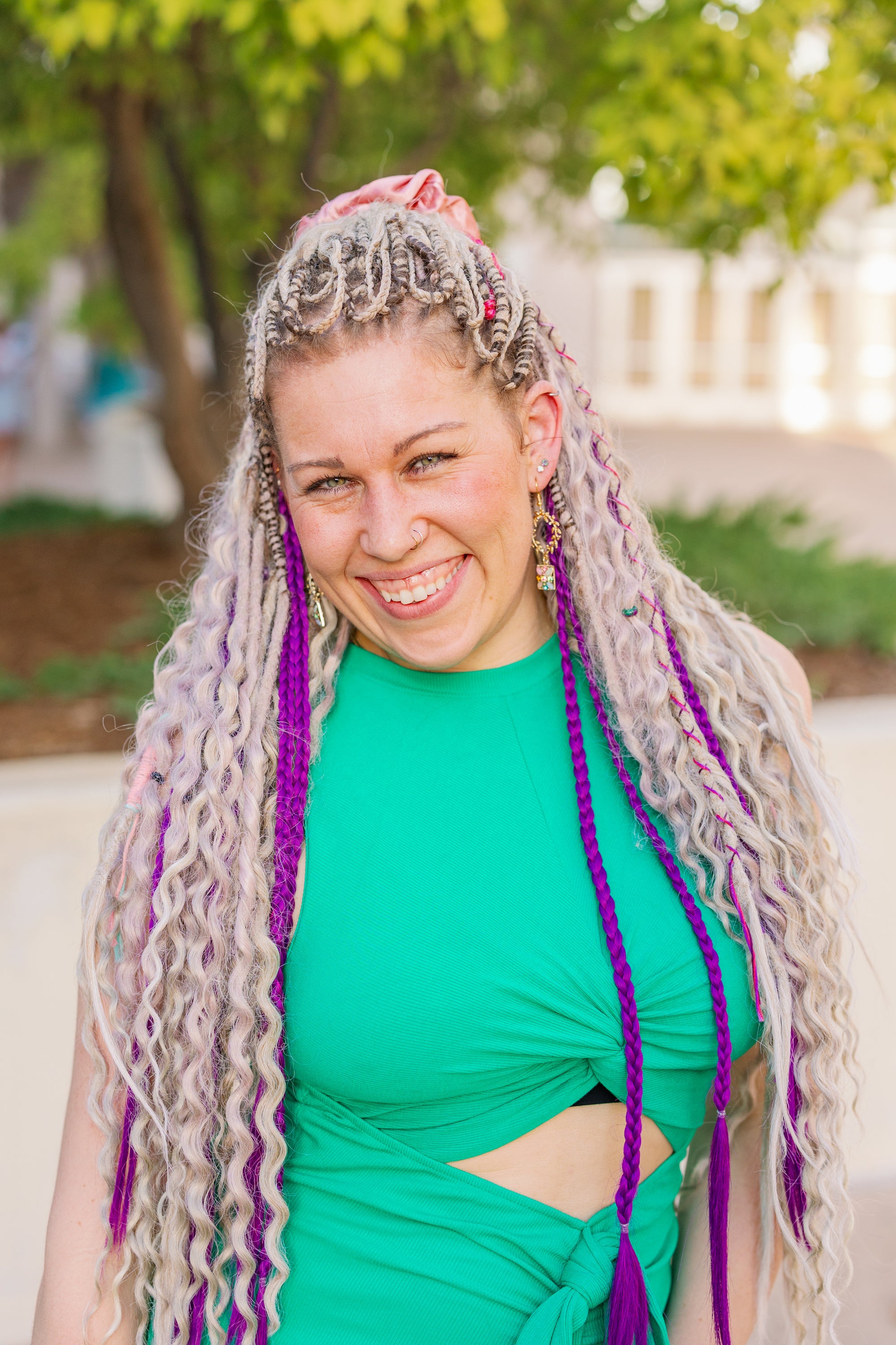 Electric Purple - LONG Braids Bundle of 5