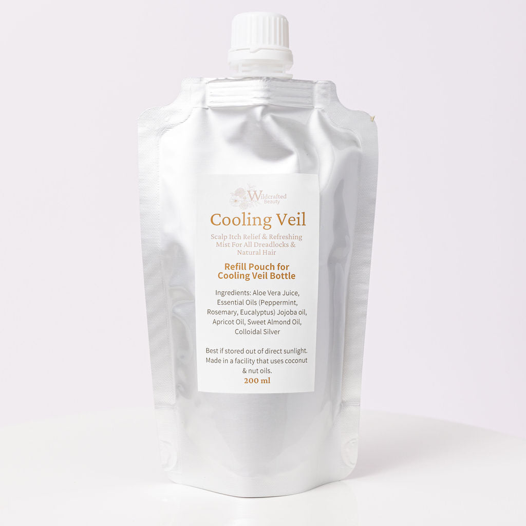 Refill Pouch Cooling Veil- Soothe Scalp, Stop Itch, Refresh Hair, Encourage Growth