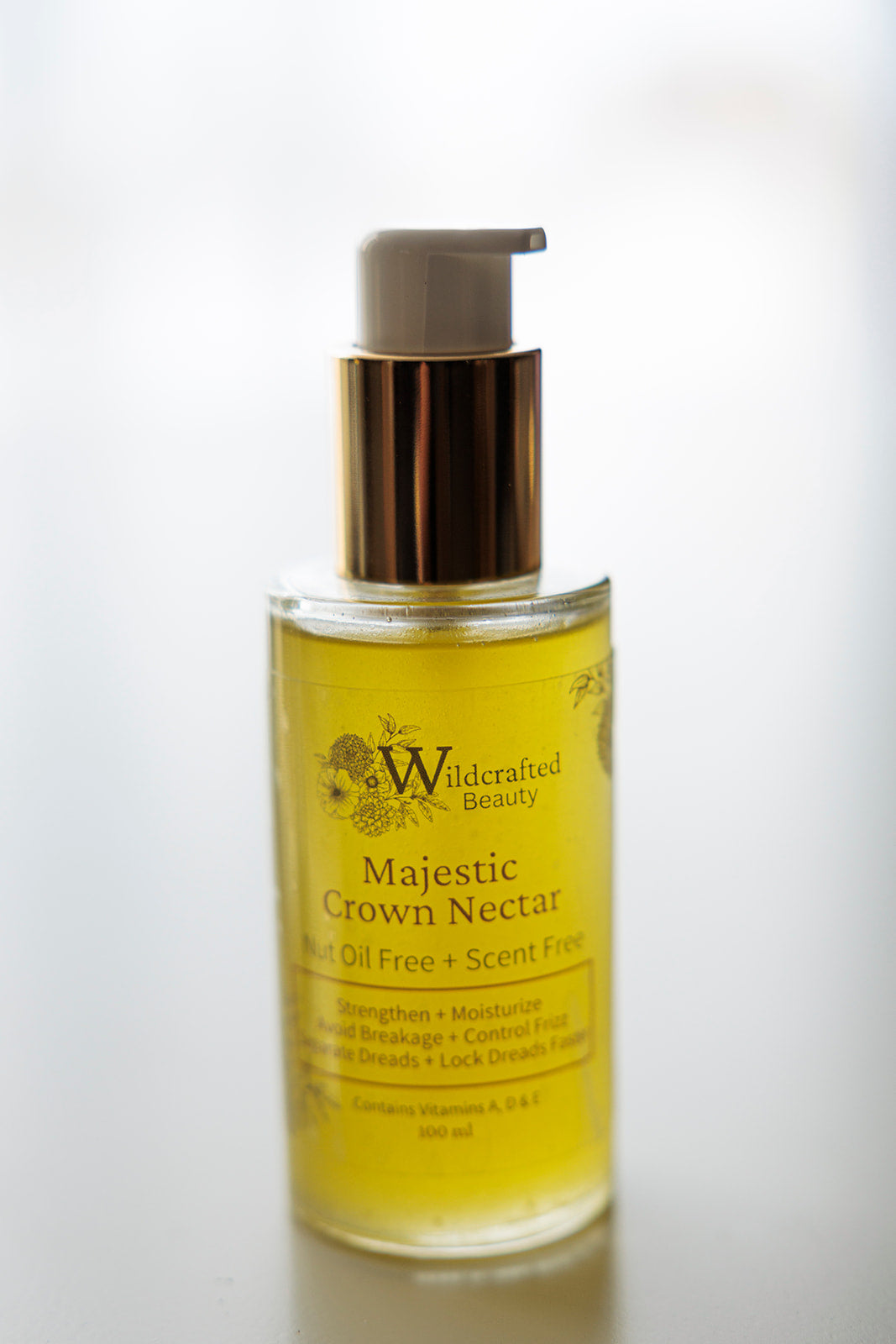 Majestic Crown Nectar® (Scent Free, Nut oil Free)  - Moisturize, Tame Frizz, Strengthen