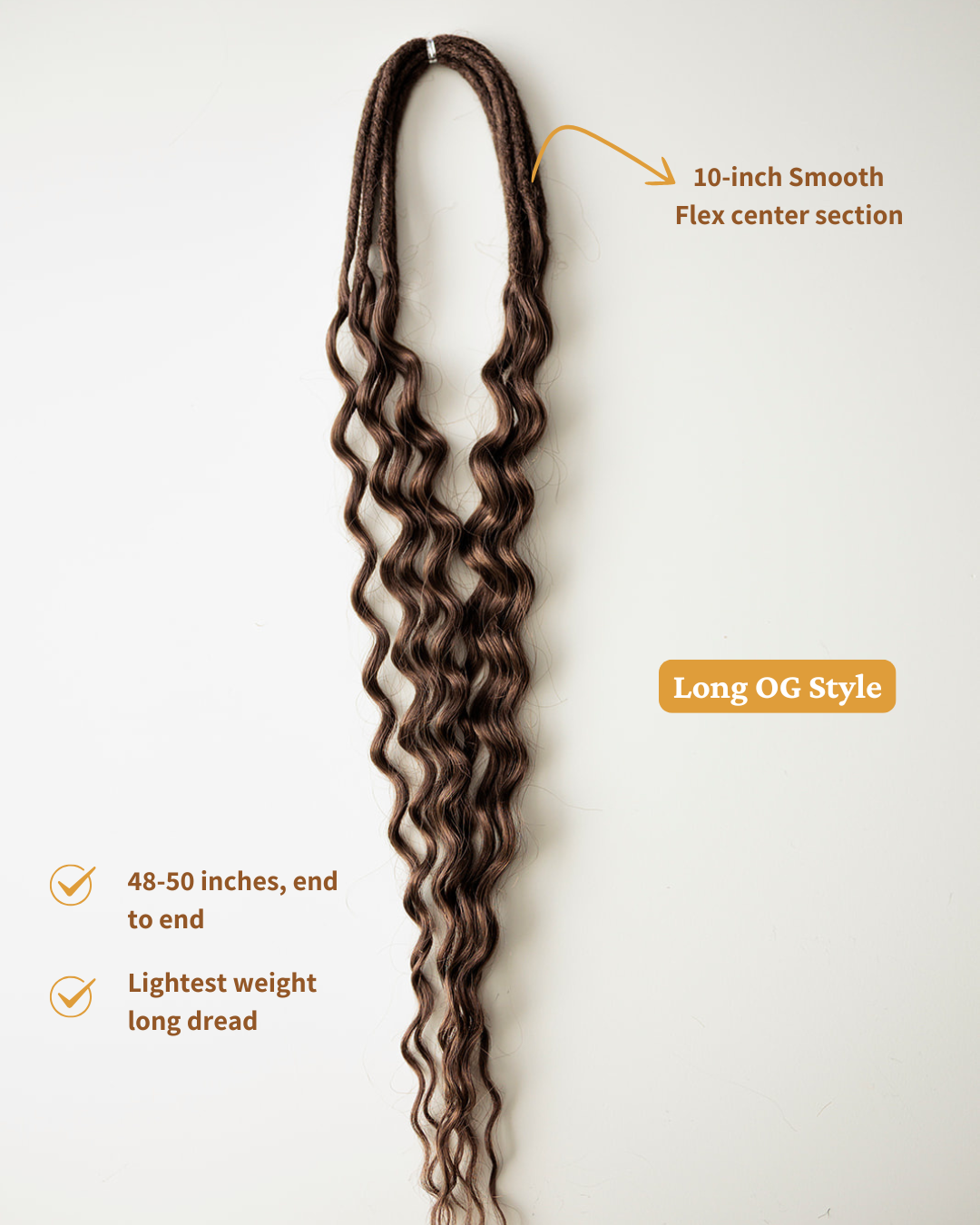 Synthetic Wavy Braid-In Hair Extensions | Wildcrafted Beauty