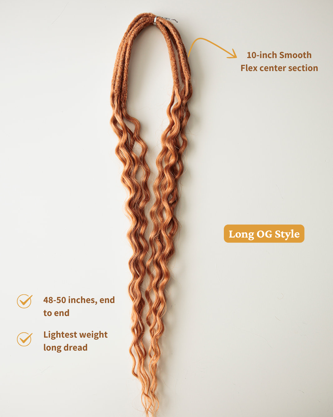 Synthetic Wavy Braid-In Dread Lock Hair Extensions | Wildcrafted Beauty